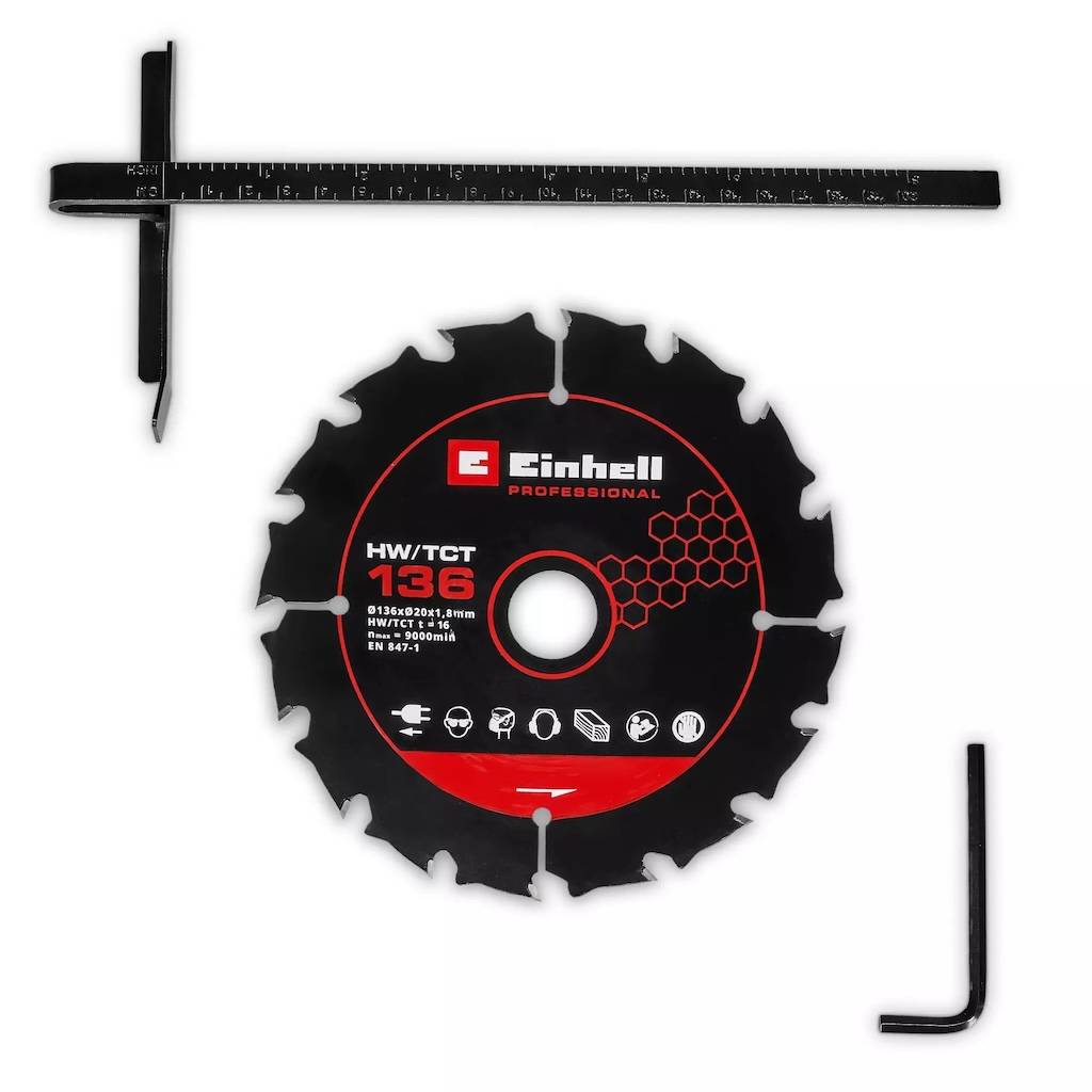 Einhell - Scie circulaire portative sans fil - TP-CS 18/136-C Li BL-Solo - Ø 136 mm - Profondeur de coupe 51 mm - Brushless - Einhell - Image 2