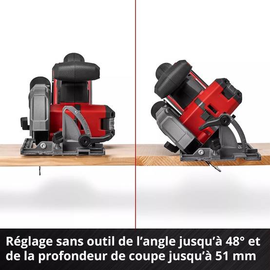 Einhell - Scie circulaire portative sans fil - TP-CS 18/136-C Li BL-Solo - Ø 136 mm - Profondeur de coupe 51 mm - Brushless - Einhell - Image 8