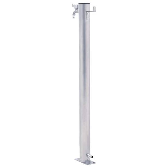 PANGIVO - Colonne à eau de jardin acier inoxydable argenté 23.5 x 7 x 80 cm, poids:1.9kg - PANGIVO - Image 4