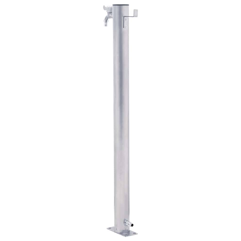 PANGIVO - Colonne à eau de jardin acier inoxydable argenté 23.5 x 7 x 80 cm, poids:1.9kg - PANGIVO - Image 4
