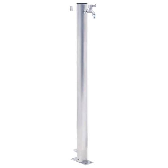 PANGIVO - Colonne à eau de jardin acier inoxydable argenté 23.5 x 7 x 80 cm, poids:1.9kg - PANGIVO - Image 1