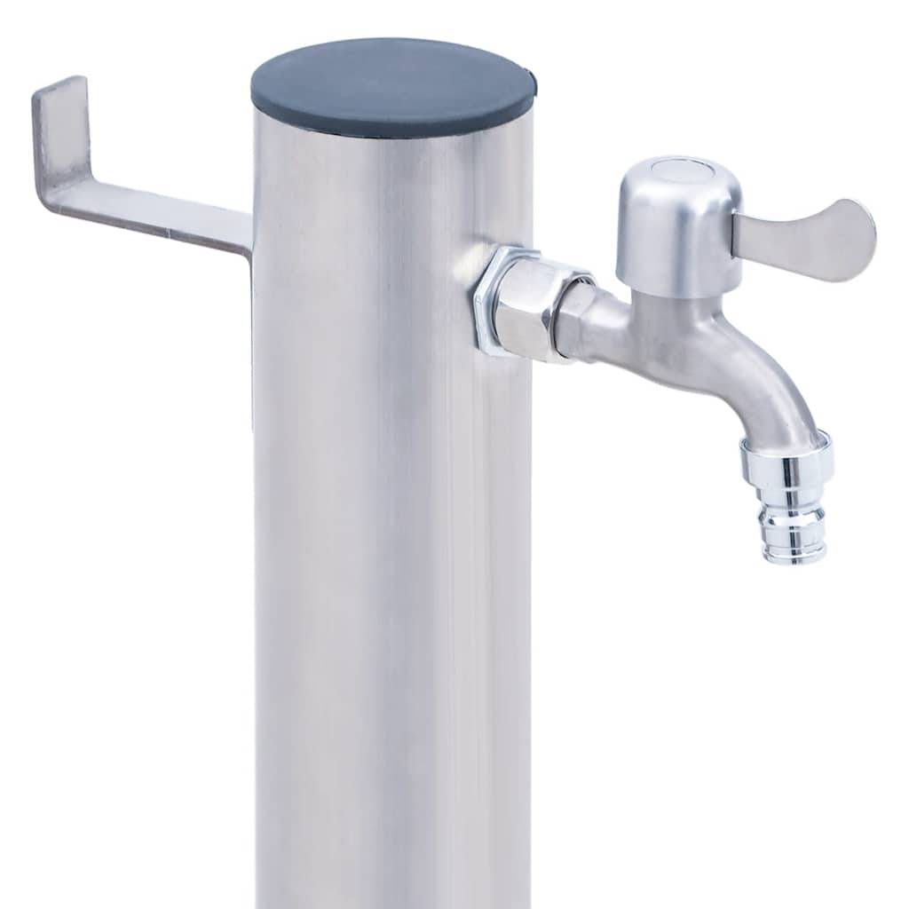 PANGIVO - Colonne à eau de jardin acier inoxydable argenté 23.5 x 7 x 80 cm, poids:1.9kg - PANGIVO - Image 5