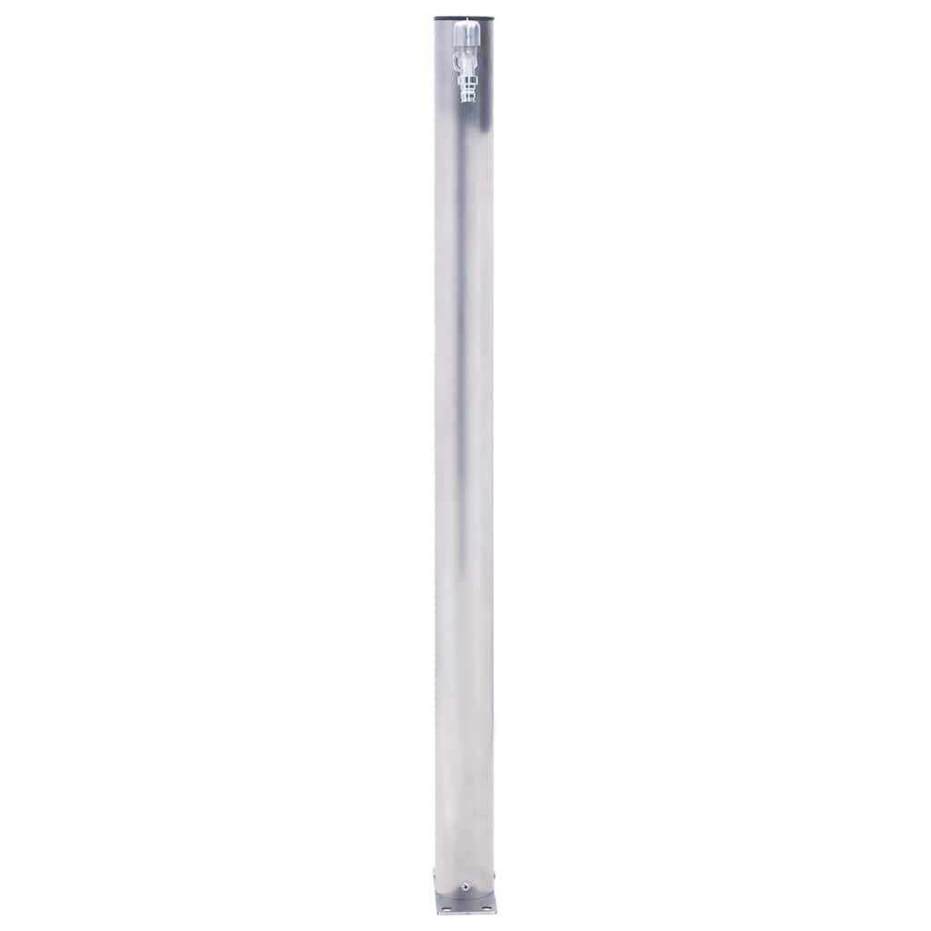 PANGIVO - Colonne à eau de jardin acier inoxydable argenté 23.5 x 7 x 80 cm, poids:1.9kg - PANGIVO - Image 2