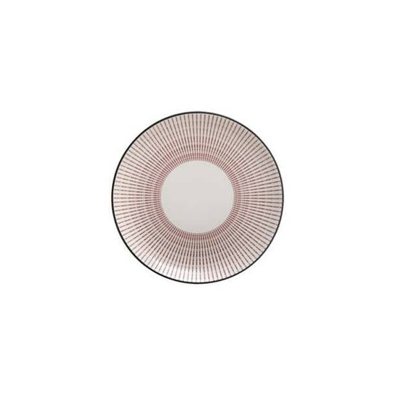 Service de Table 18 Pièces "Lunis" 27cm Rouge - Image 4