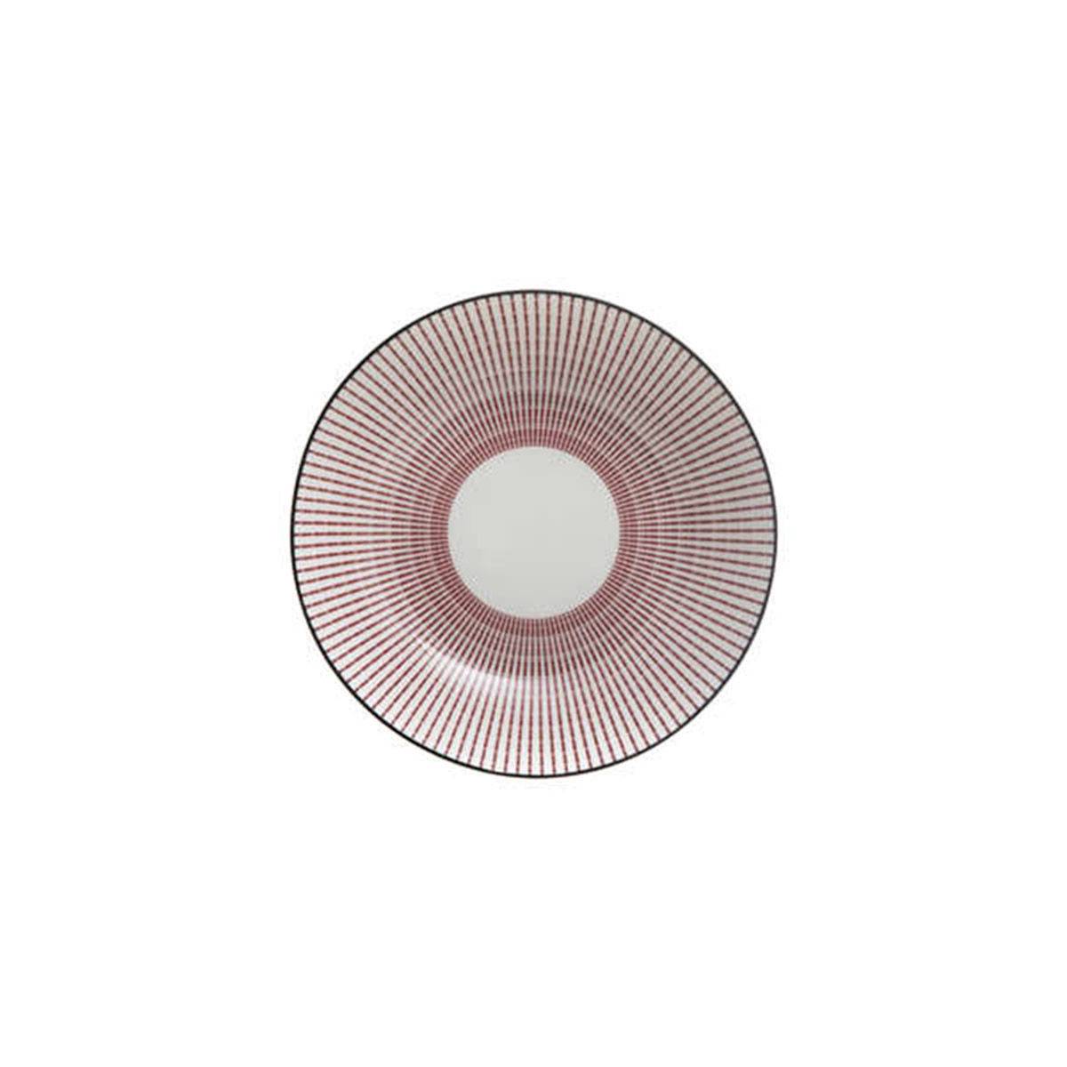 Service de Table 18 Pièces "Lunis" 27cm Rouge - Image 3