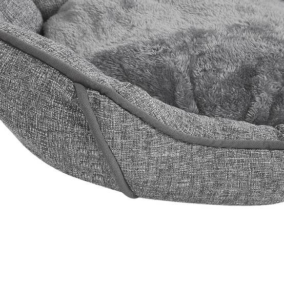 Beliani - Lit pour animal Lin Gris CANDIR - 60x50x16- Beliani - Image 5