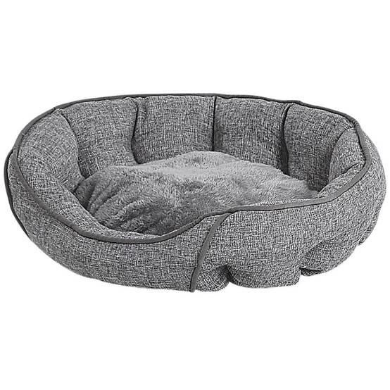 Beliani - Lit pour animal Lin Gris CANDIR - 60x50x16- Beliani - Image 2