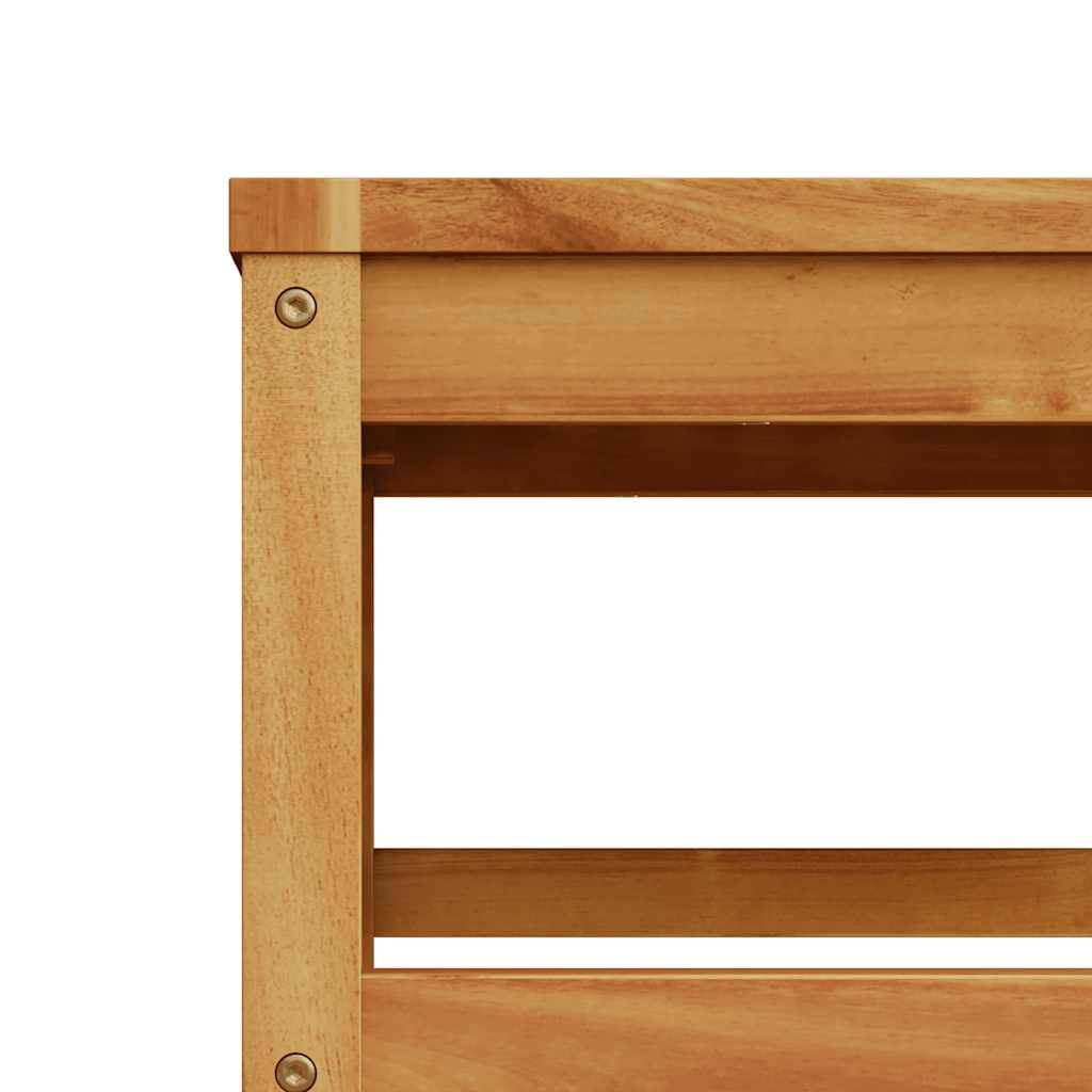 ComfortXL - Petit Salon de Jardin 4 Pièces Bois d'Acacia Tropical avec Table Basse pour Balcon Coussins Crème – ComfortXL Outdoor Living - Image 7