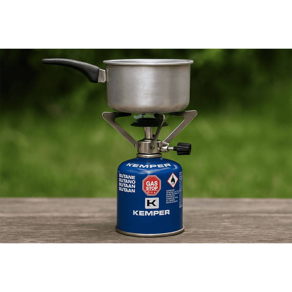 Pack de 36 Cartouches gaz 190g butane perçable sécurité stop-gaz Kemper - Imagen 8