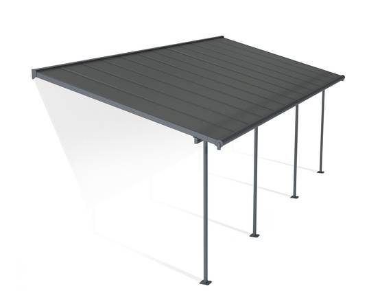 Canopia - Canopia Pergola Capri 3X7,4 Grise, toiture gris - Imagen 1