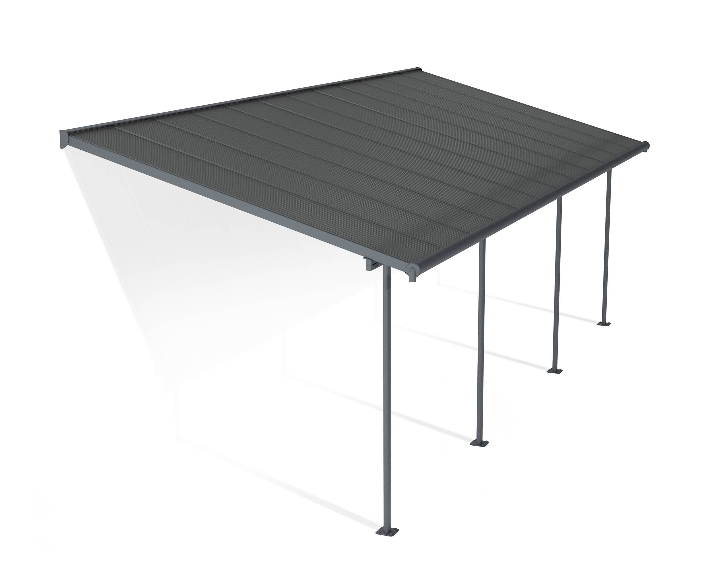 Canopia - Canopia Pergola Capri 3X7,4 Grise, toiture gris - Imagen 1