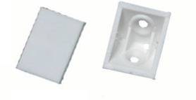 Taquet + Couvercle 01C blanc PRUNIER - Boite de 100 - STBS01C - Image 1