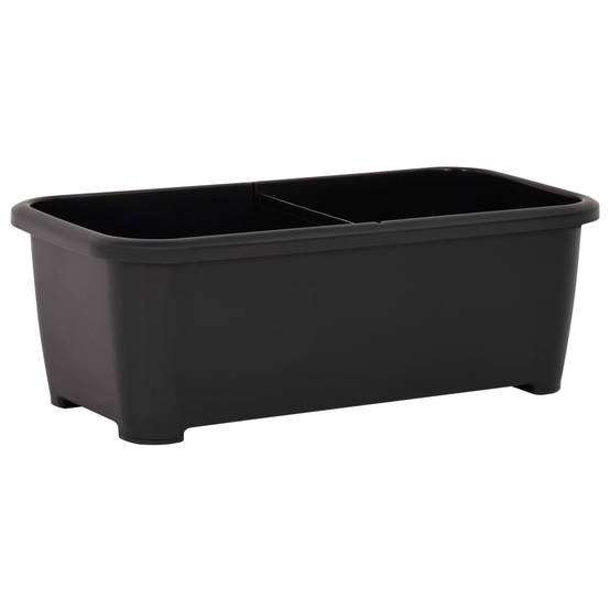ComfortXL - Carré potager surélevé avec serre en polypropylène pour semis et plantes Anthracite – ComfortXL Outdoor Living - Image 5