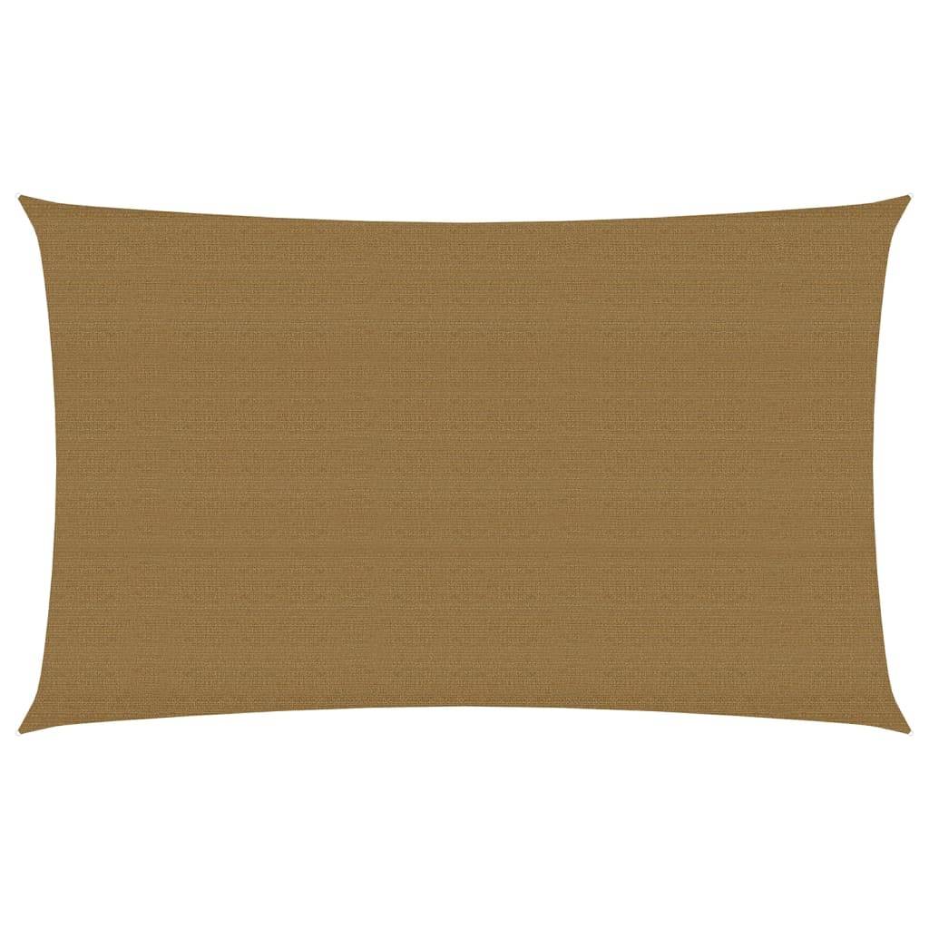 Helloshop26 - Voile d'ombrage 160 g/m² taupe 5 x 8 m PEHD - Imagen 1
