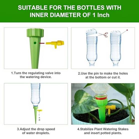 Lot de 10 Systèmes de Goutte-à-Goutte pour Pots - Image 4