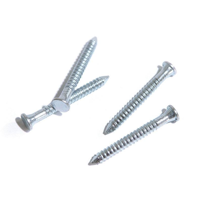Norfix - Pointe Tête Plate Fraisée NORFIX ancrage électrozingué de 12µ Annelée par 250 pièces - taille 50 mm x 4.0 - NORFIX - Imagen 1