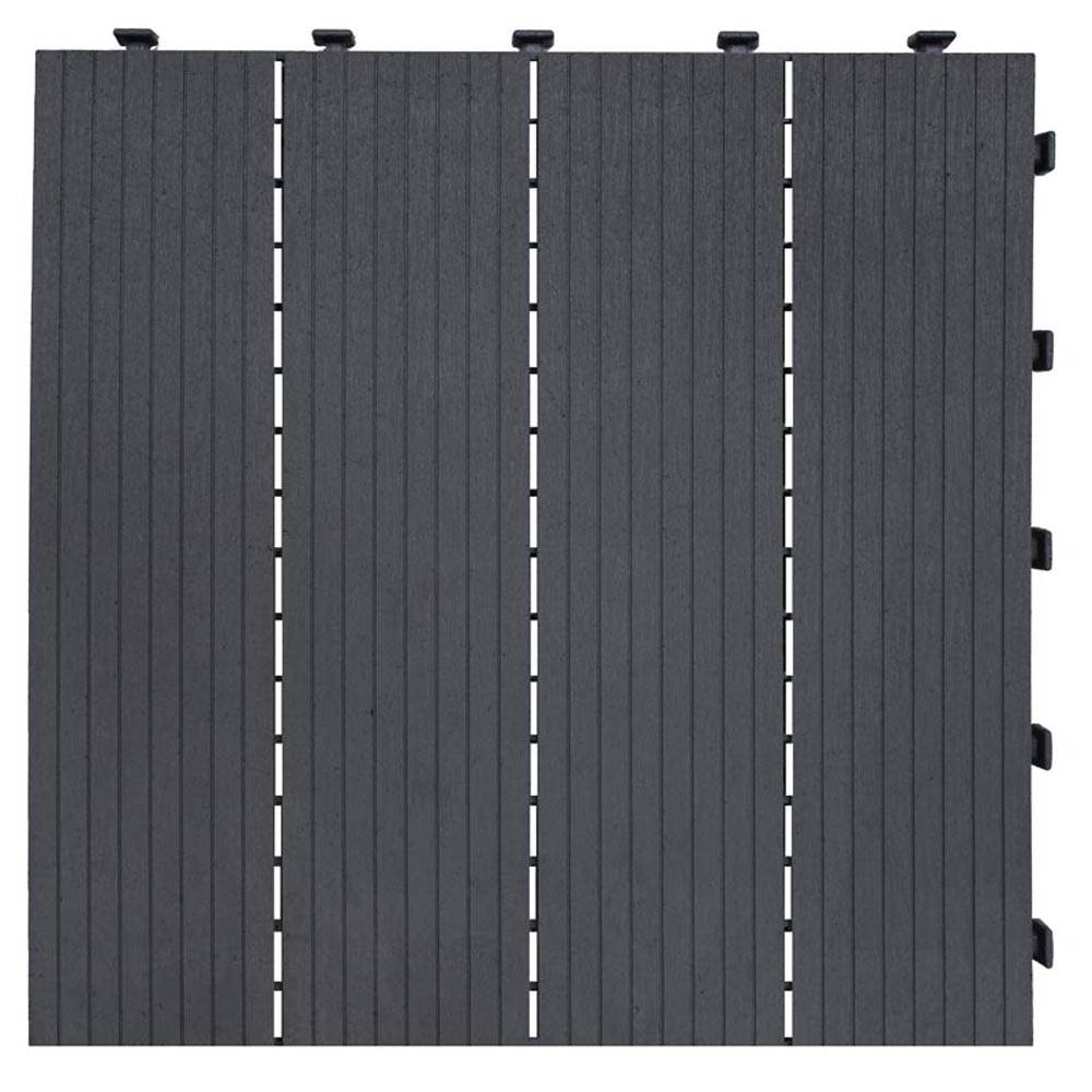 Ribimex - Dalle de terrasse grise 45x45cm - Imagen 1