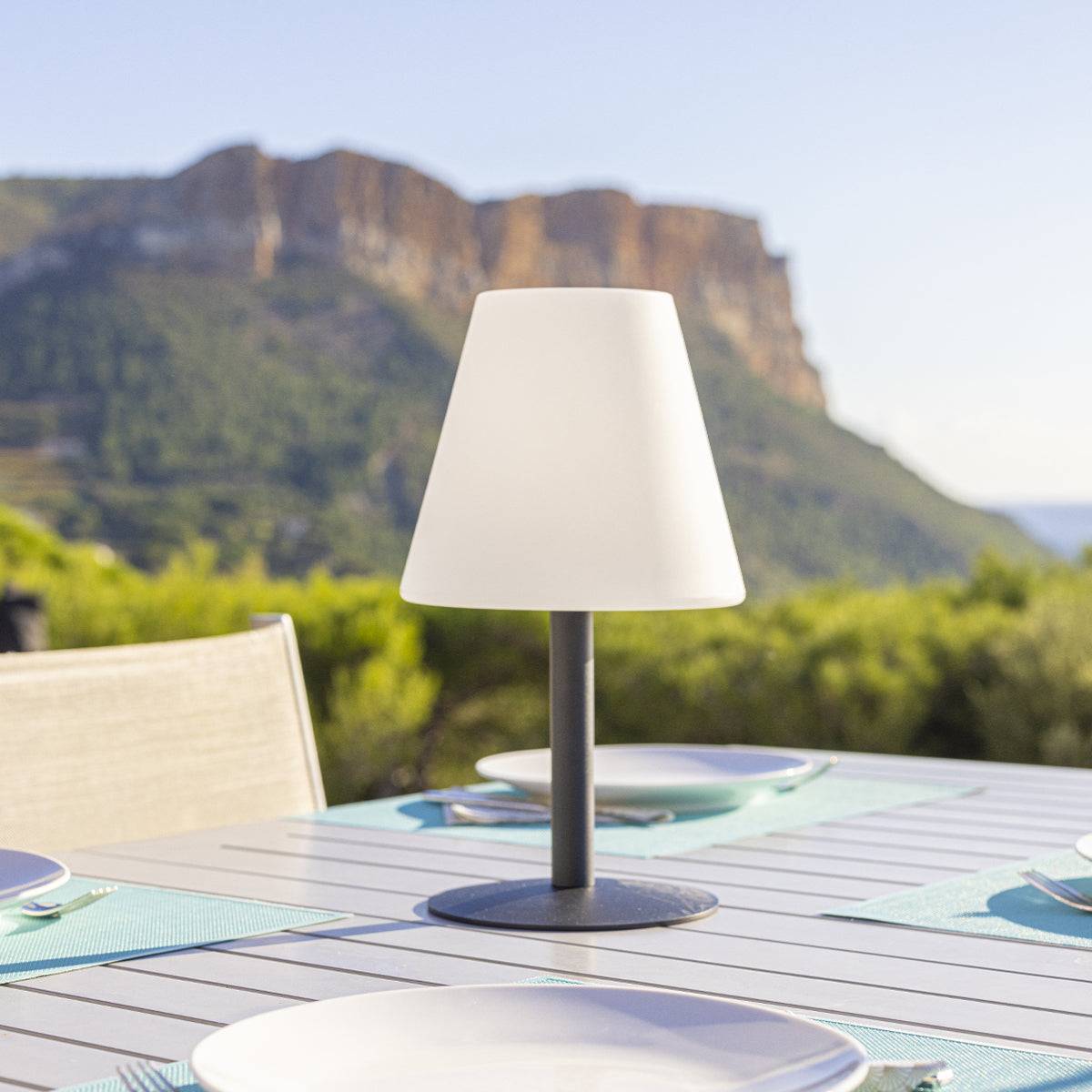 Lumisky - Lampe de table solaire multicolore STANDY MINI SOLAR RGB H36cm - Imagen 4