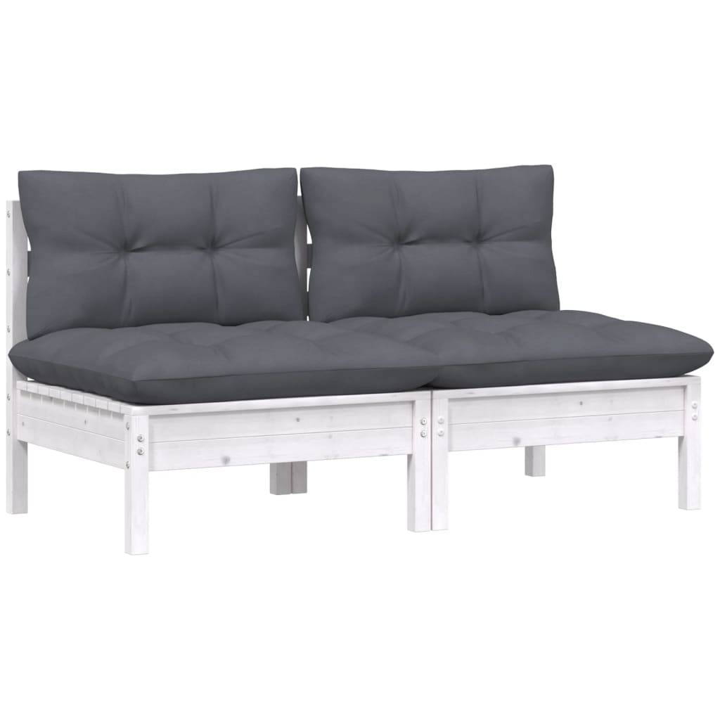 Prolenta Premium - Banc de jardin Blanc 64 X 64 cm - Prolenta Premium - Image 3