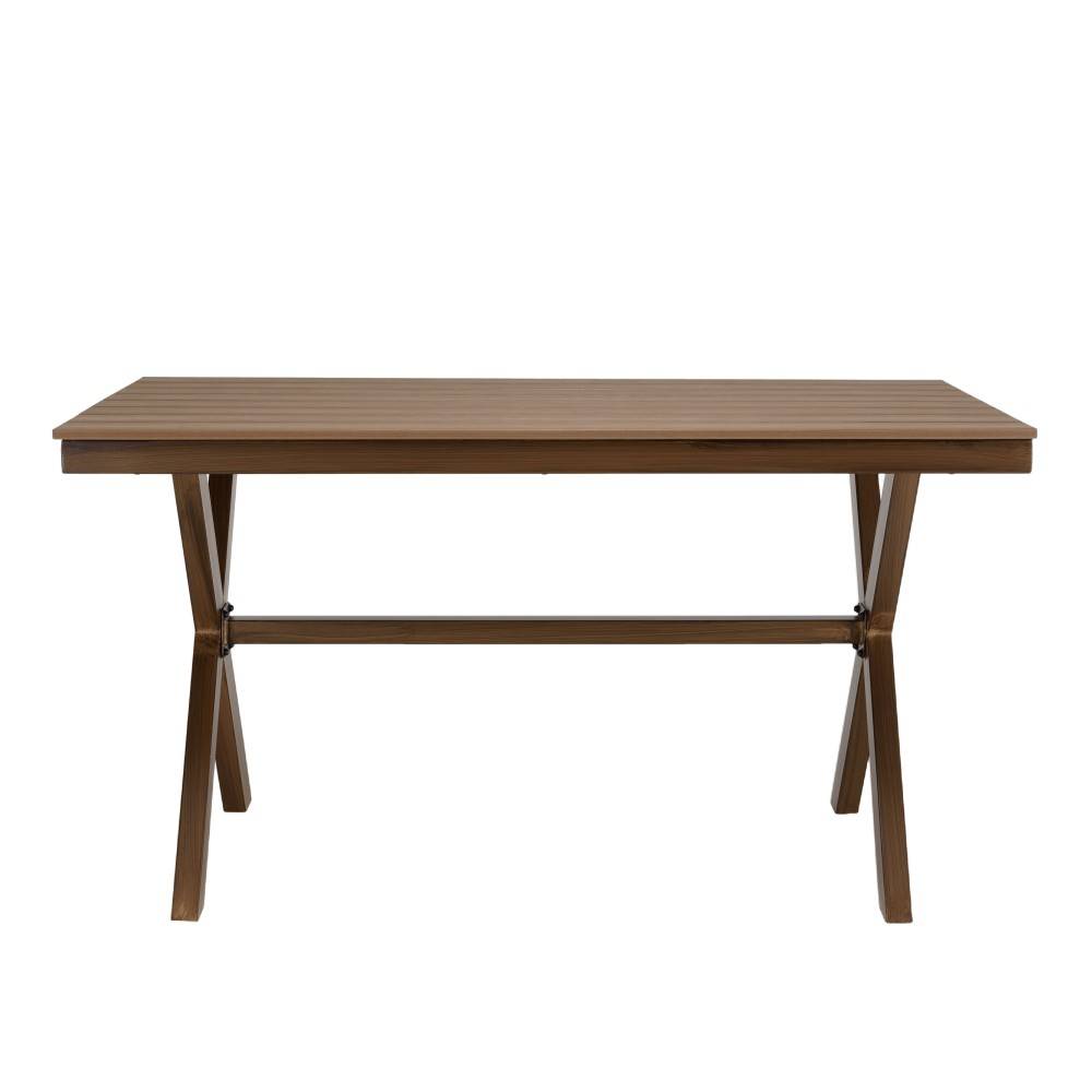 VIANNEY - Table de jardin rectangulaire 4 personnes 140x80cm - Image 4