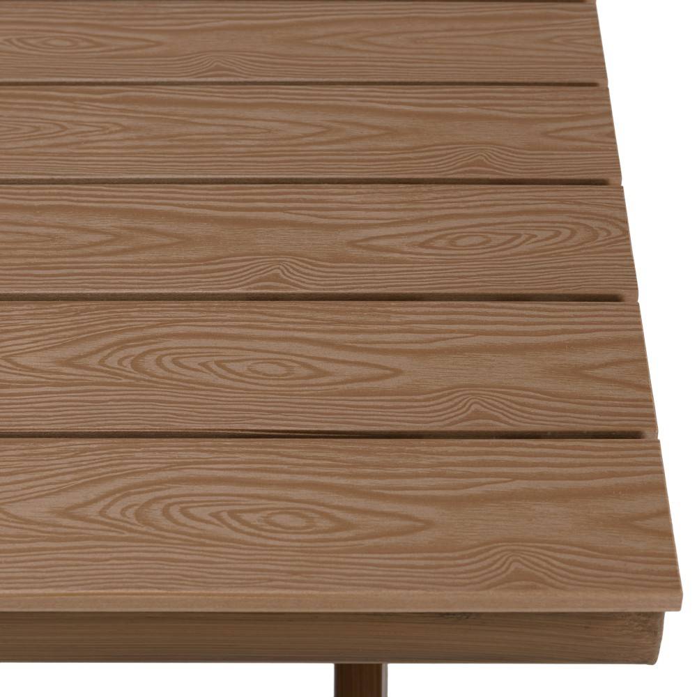 VIANNEY - Table de jardin rectangulaire 4 personnes 140x80cm - Image 5