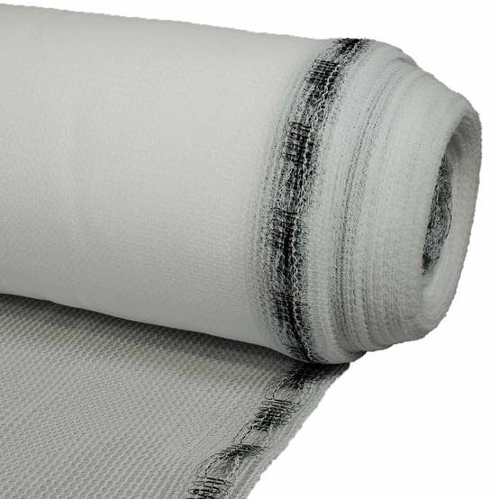 Filet d'échafaudage Blanc 3,07x20 m 50EC - Qualité PRO - Filet de protection d'échafaudage pour chantier - Pare-gravats TECPLAST - Image 5