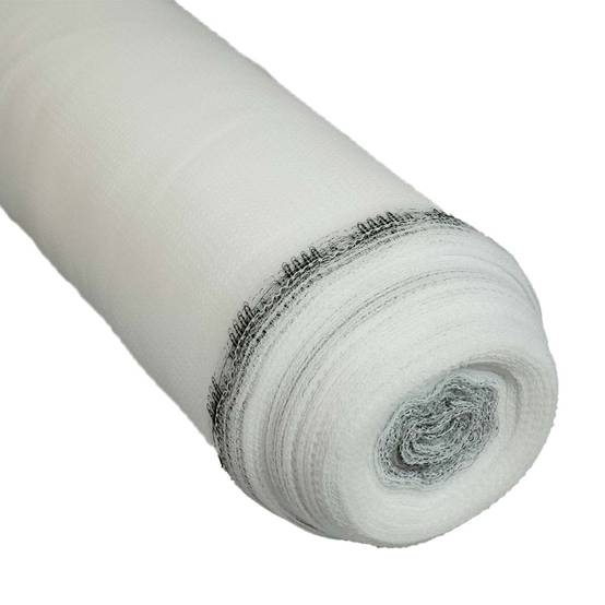 Filet d'échafaudage Blanc 3,07x20 m 50EC - Qualité PRO - Filet de protection d'échafaudage pour chantier - Pare-gravats TECPLAST - Image 1