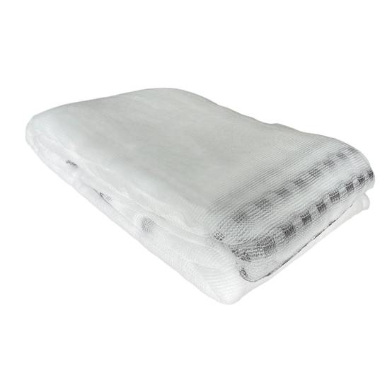 Filet d'échafaudage Blanc 3,07x20 m 50EC - Qualité PRO - Filet de protection d'échafaudage pour chantier - Pare-gravats TECPLAST - Image 4