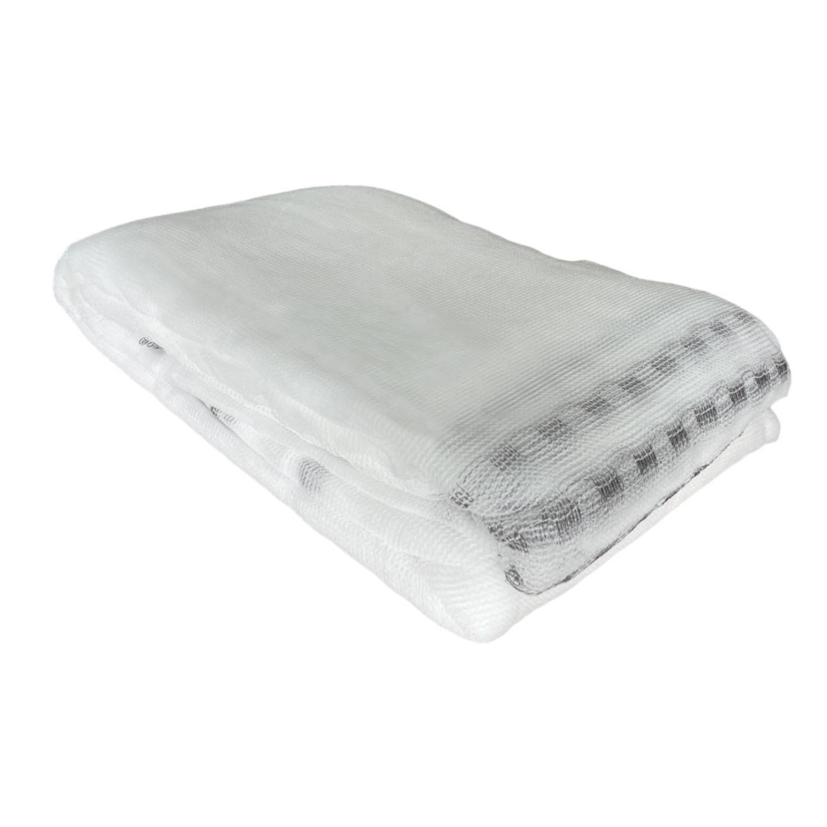Filet d'échafaudage Blanc 3,07x20 m 50EC - Qualité PRO - Filet de protection d'échafaudage pour chantier - Pare-gravats TECPLAST - Image 4