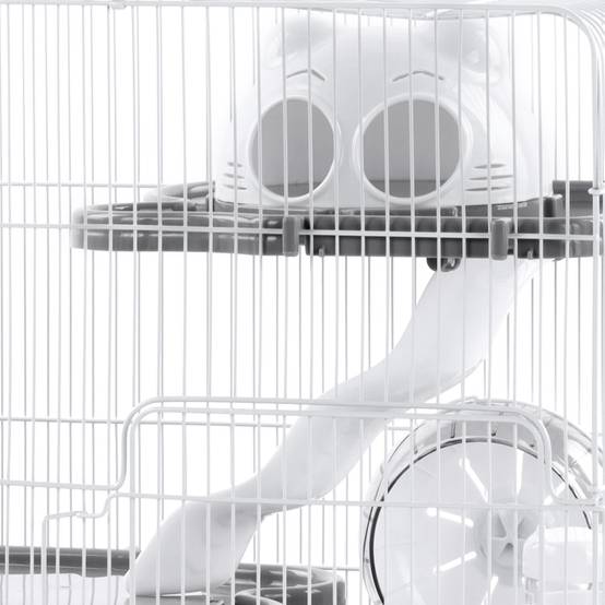 Flamingo - Cage pour Hamster Binky grise 45 x 30 x 44.5 cm - Imagen 2