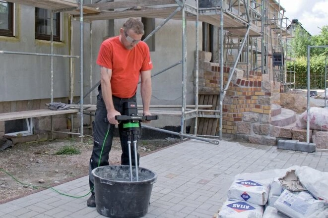 Malaxeur D.230 mm pour ciment béton peinture colle DIAM - EZR24RRL - Imagen 2