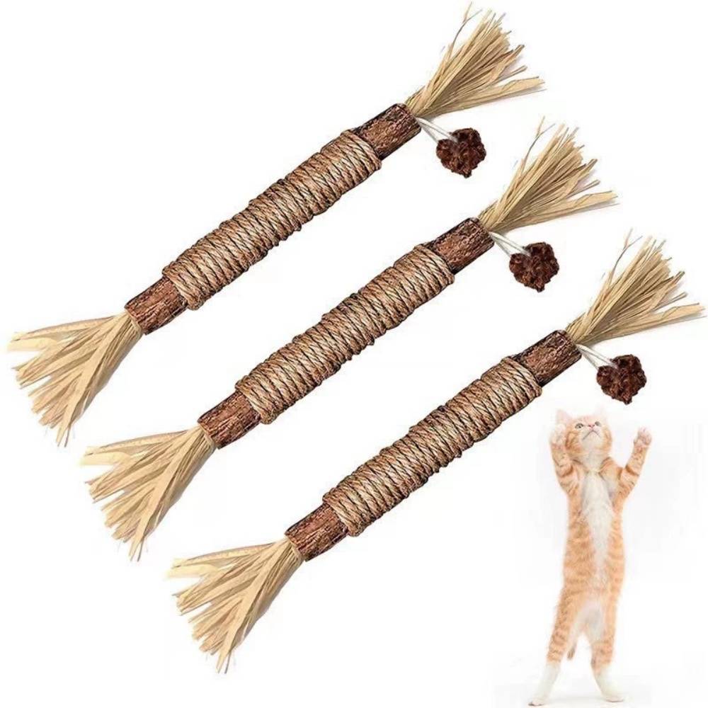 IntiMeg - Lot de 3 bâtonnets de dentition pour chat IntiMeg - Image 1
