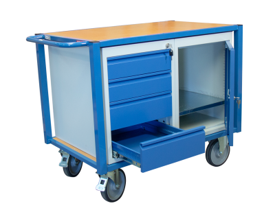 Servante d'atelier équipée 1 bloc porte et 1 bloc tiroirs 500 kg - FIMM - 880002991 - Imagen 2
