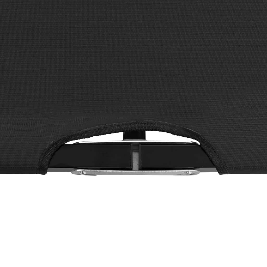 Helloshop26 - Lit de camping double meuble d'extérieur pliable 2 places noir acier - Imagen 5