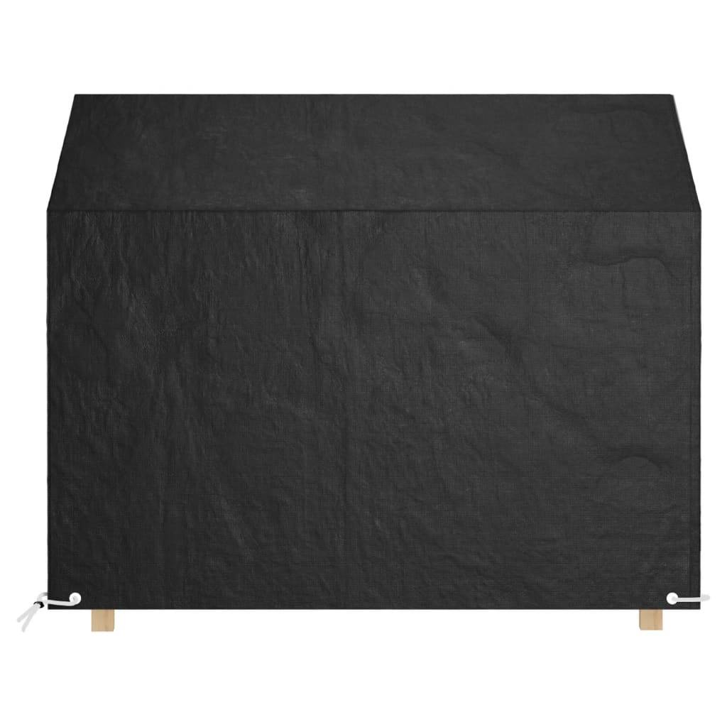 Housse de banc de jardin - Housse de protection 8 œillets 160x70x70/88 cm polyéthylène MP380 - Image 3