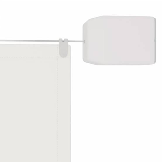 Helloshop26 - Auvent vertical 140 x 600 cm tissu oxford blanc - Imagen 4