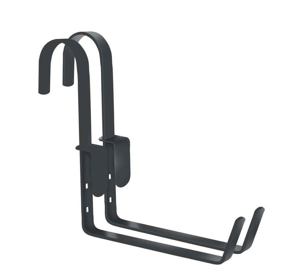Louis Moulin - Lot de 2 supports crochet pour jardinière anthracite - 18 cm - Acier époxy Louis Moulin - Imagen 1