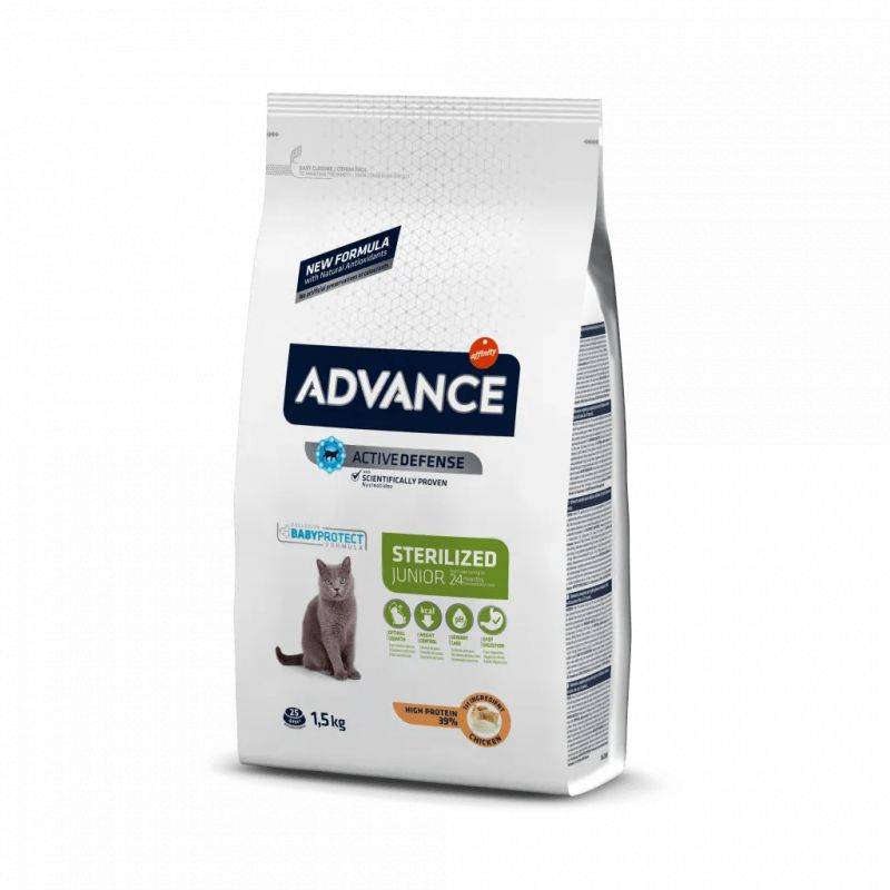 CROQUETTES CHAT JUNIOR STERILIZED - ADVANCE 1,5 kg - Image 1