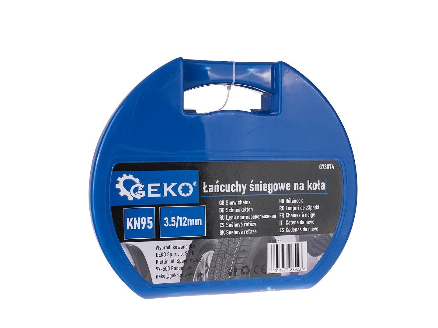Entrepotbrico - Chaînes À Neige  Pour Voiture Ensemble Pour Essieu 12 Mm Mailles 3,5 Mm - Image 4
