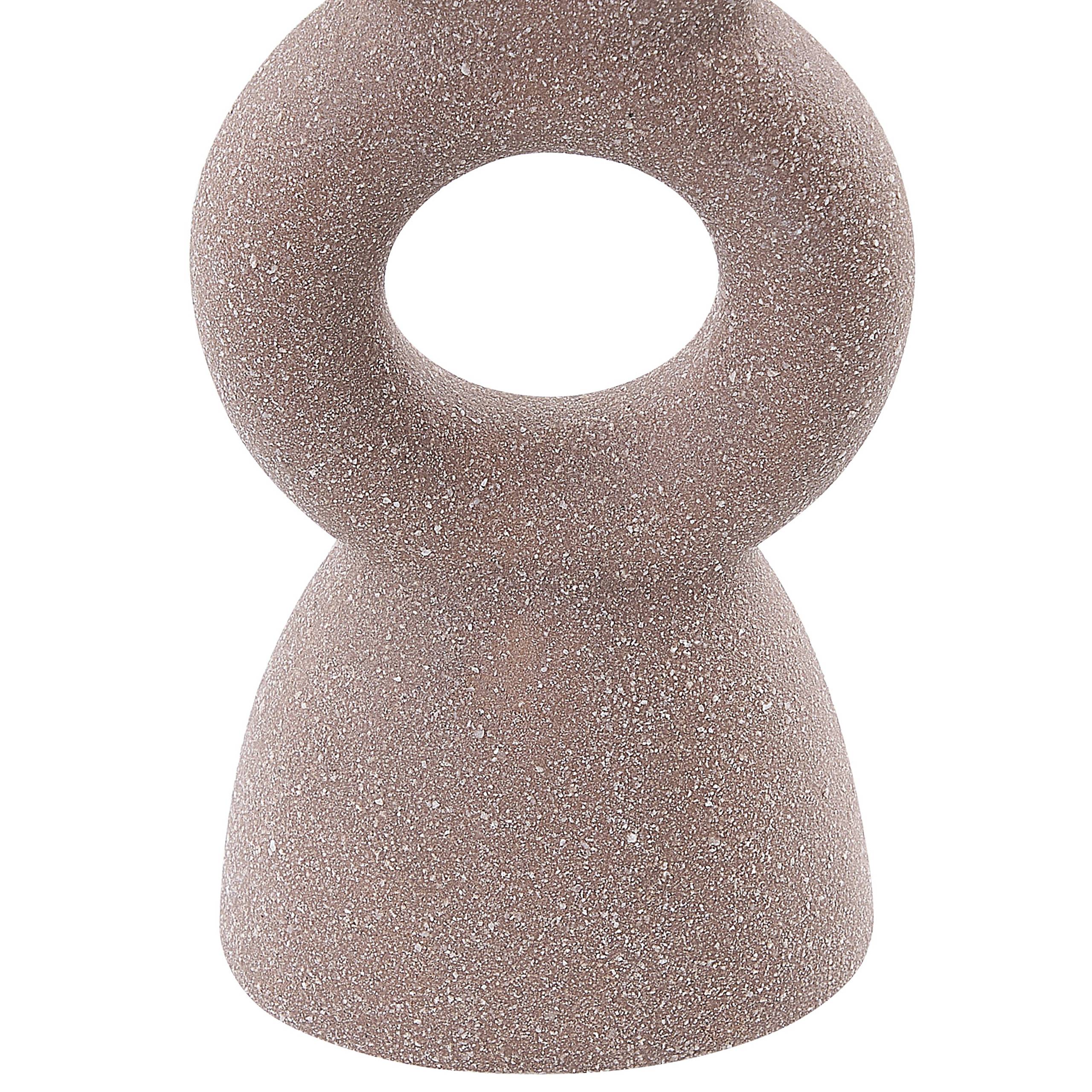 Beliani - Bougeoir Porcelaine Beige NAOUSA - 8x6x23- Beliani - Image 6