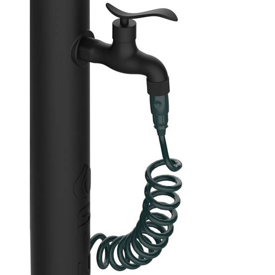 Fontaine Noire Avec Canon Pour Jardin Sined Fontana Acqua Pro Nera - Image 5