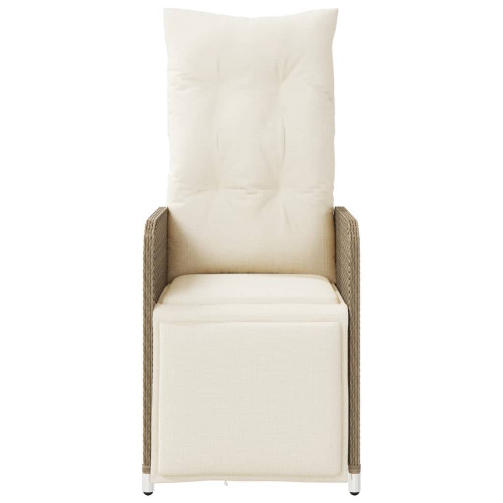 Prolenta Premium - Chaises de jardin rotin beige 54,5 x 58,5 x 92 cm - Prolenta premium p3157.0 - Image 4