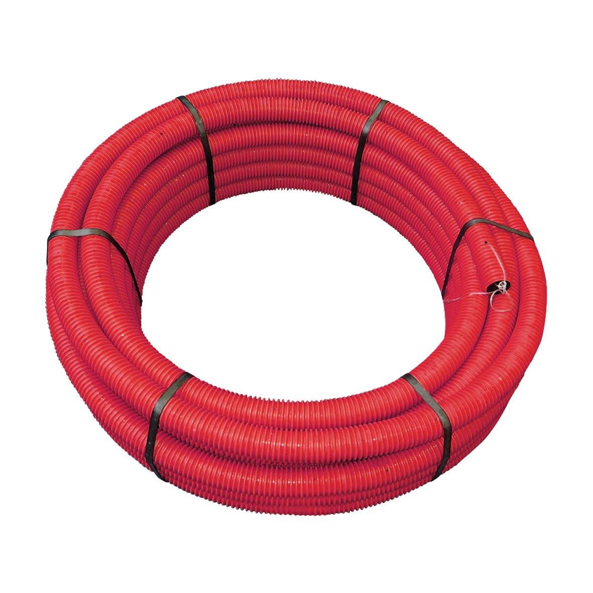 Jardibric - Gaine annelées Jardibric PE Polyéthylène Rouge Pour Electricité Ø 90 mm x 25 mètres - Image 2