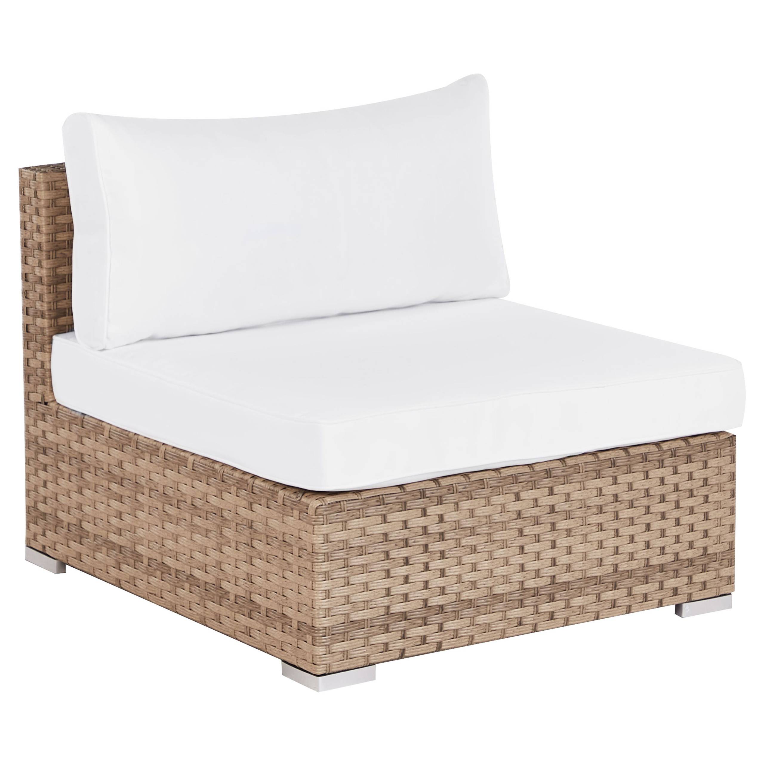 Beliani - Set de jardin, 4 Personnes Polyrotin Naturel SANO - Beliani - Imagen 8