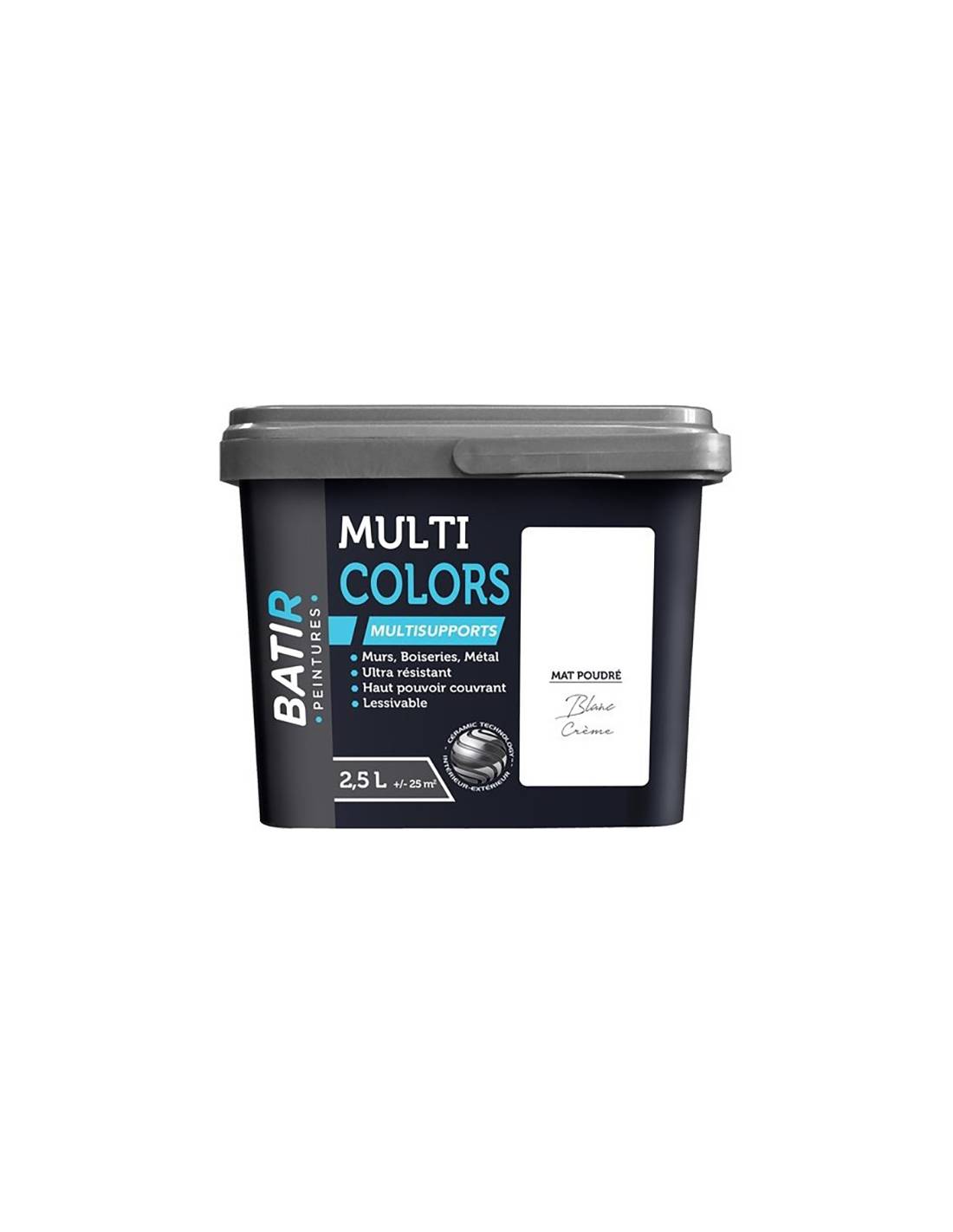 Batir Multicolors Peinture Multisupports Mat Poudré 2.5l - Batir