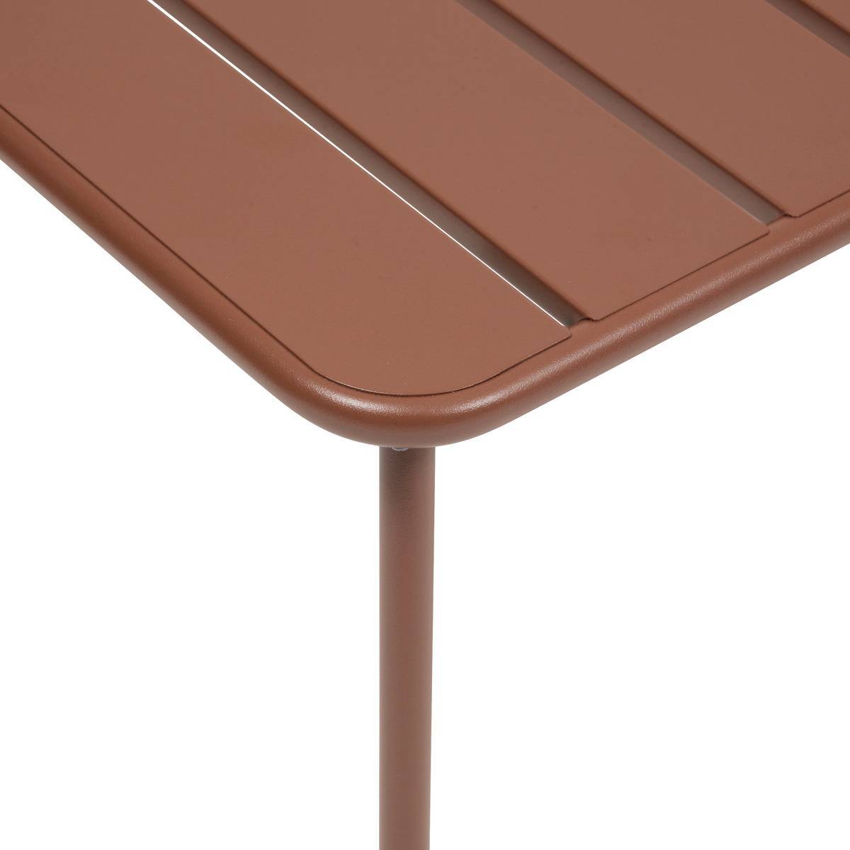 Hesperide - Table basse de jardin Phuket 45x45cm acajou Hespéride - Image 4