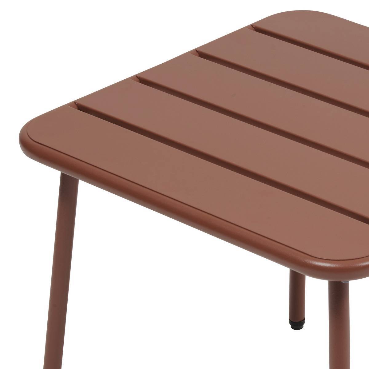 Hesperide - Table basse de jardin Phuket 45x45cm acajou Hespéride - Image 3