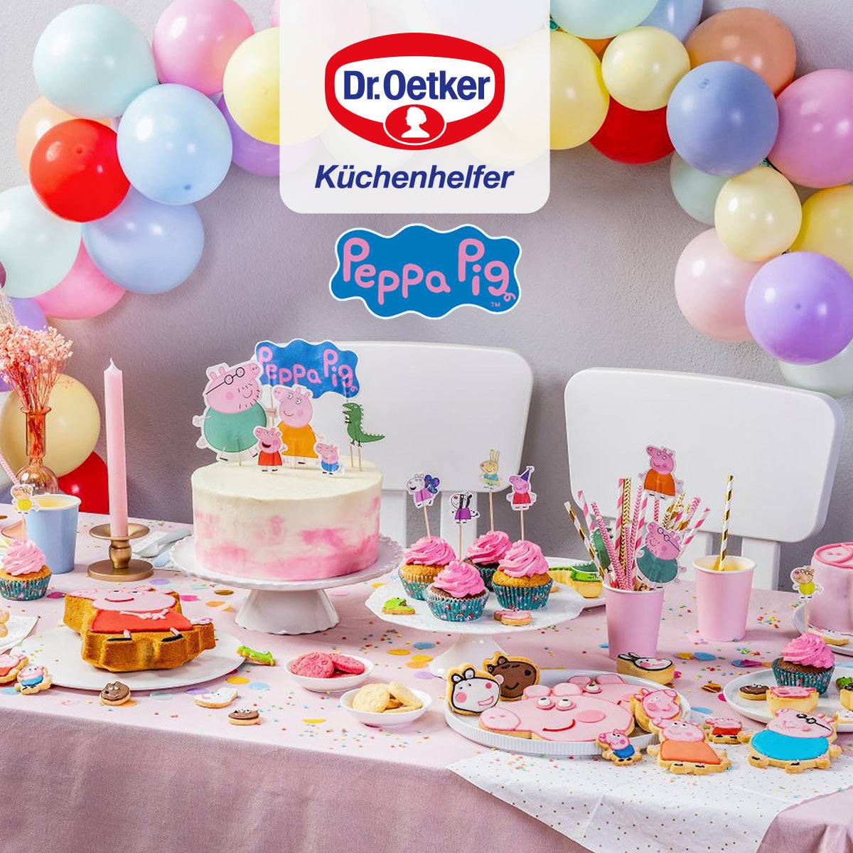 Lot de 8 sachets biscuits avec autocollants Dr. Oetker Peppa Pig - Image 5