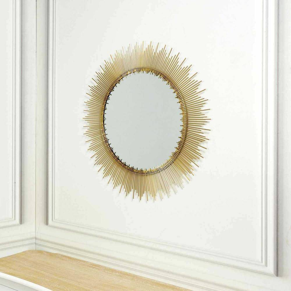 The Home Deco Factory - Miroir en métal doré Soleil 90 cm - Image 3