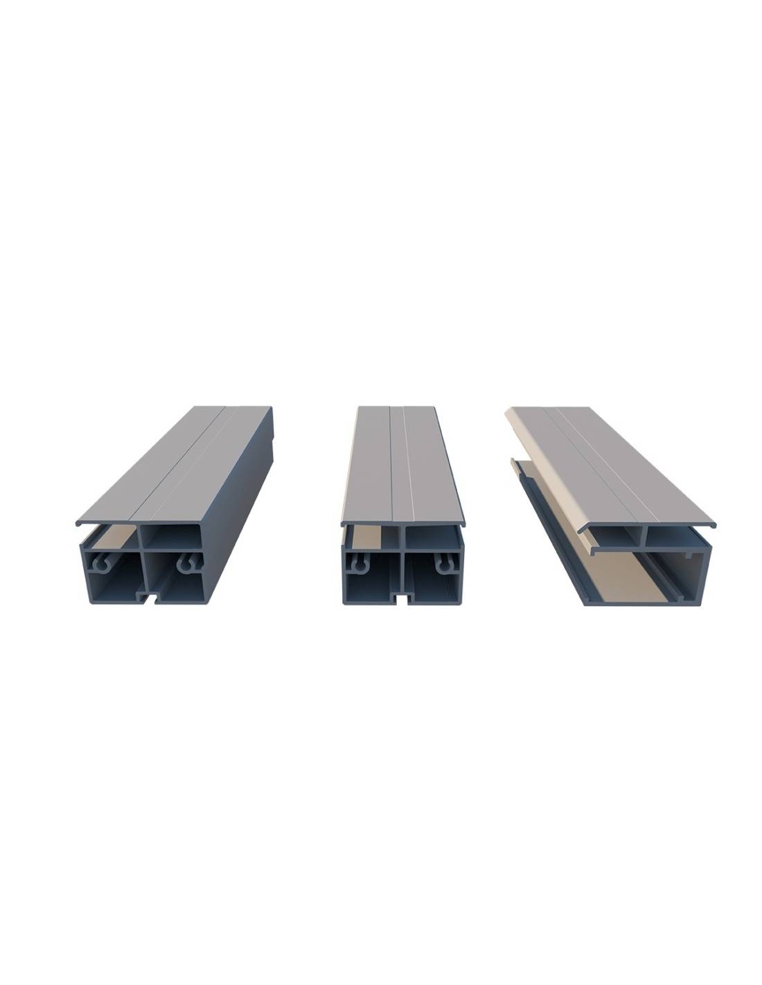 Altanka - Abri de piscine Skyline pour les modèles 7,20x4,20 m - BAS58, BAS758 - polycarbonate alvéolaire 8 mm - Couleur Ral7016 Graphite - ECO317 - Imagen 6